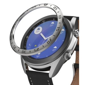 Wholesale Ringke Bezel Styling Samsung Galaxy Watch 3 41mm Stainless Steel Silver GW3-41-01 - RGK1248SSLV - {ean13} - Hurt