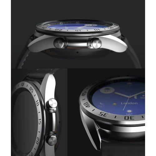 Nakładka Ringke Bezel Styling Samsung Galaxy Watch 3 41mm stal nierdzewna srebrna GW3-41-01