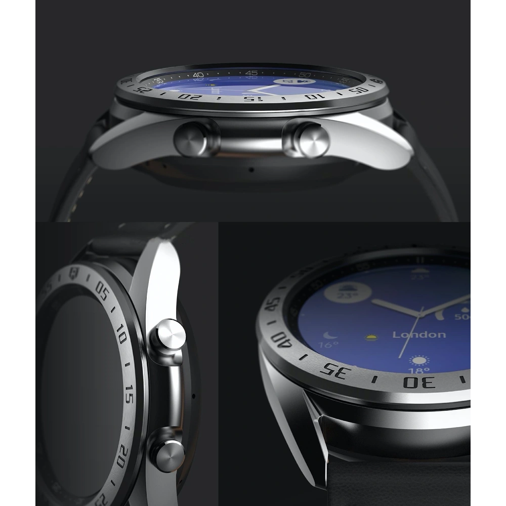 Nakládka Ringke Bezel Styling Samsung Galaxy Watch 3 41mm nerezová ocel stříbrná GW3-41-01