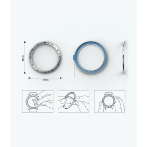 Hurtownia GSM - Überzug Ringke Bezel Styling Samsung Galaxy Watch 3 41mm Edelstahl silber GW3-41-01 - RGK1248SSLV - {ean13} - Hurt