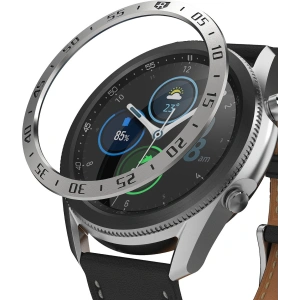 Ringke Bezel Styling Samsung Galaxy Watch 3 45mm Stainless Steel Silver GW3-45-01