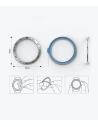 Wholesale Ringke Bezel Styling Samsung Galaxy Watch 3 45mm Stainless Steel Silver GW3-45-01 - RGK1247SSLV - {ean13} - Hurt