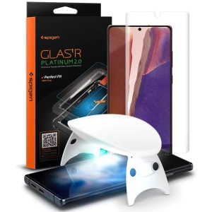 Hurtownia GSM - Gehärtetes Glas mit UV-Kleber Spigen Glas.TR Platinum Samsung Galaxy Note 20 - SPN1236 - {ean13} - Hurt