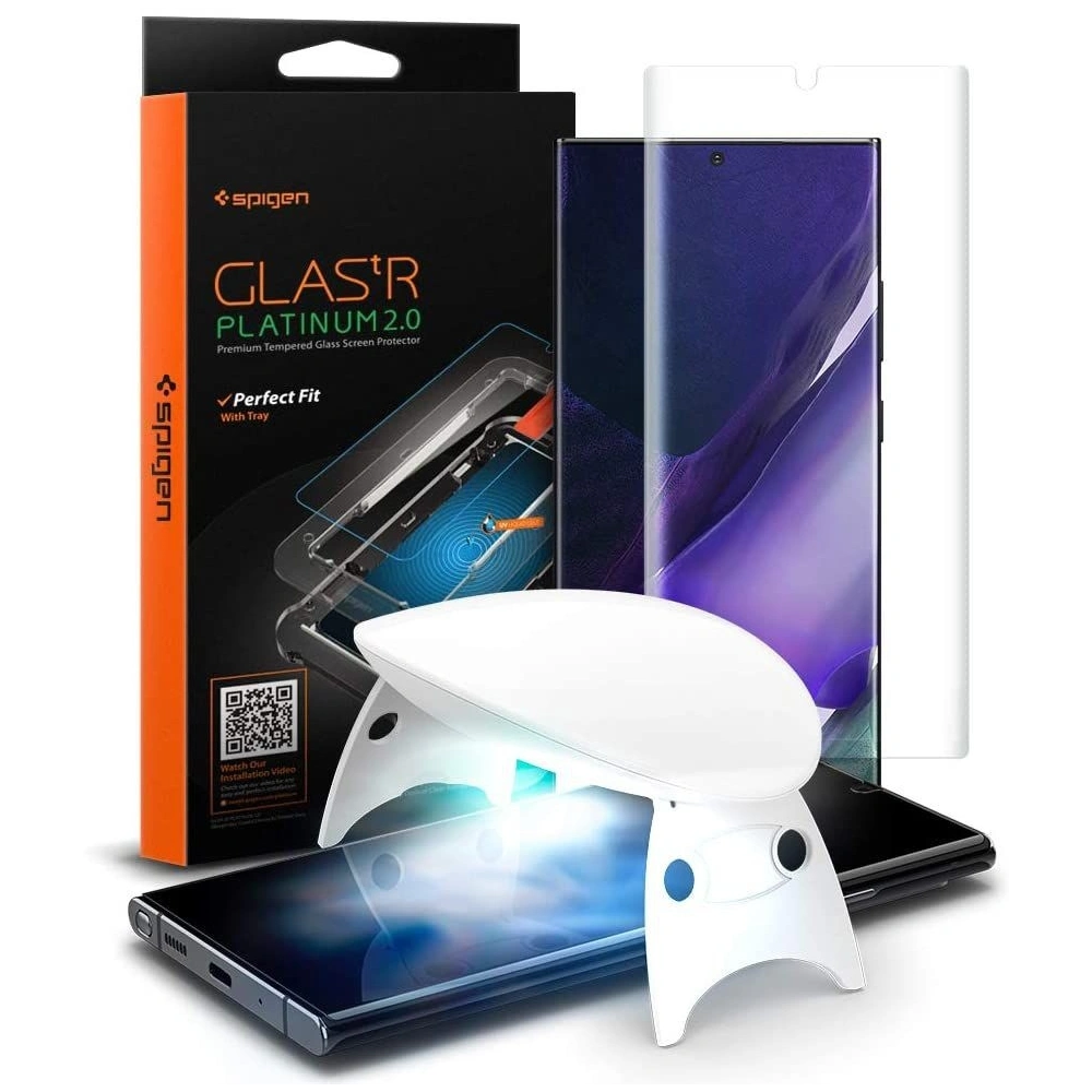 Wholesale Spigen GLAS.tR UV Platinum Samsung Galaxy Note 20 Ultra - SPN1237 - {ean13} - Hurt