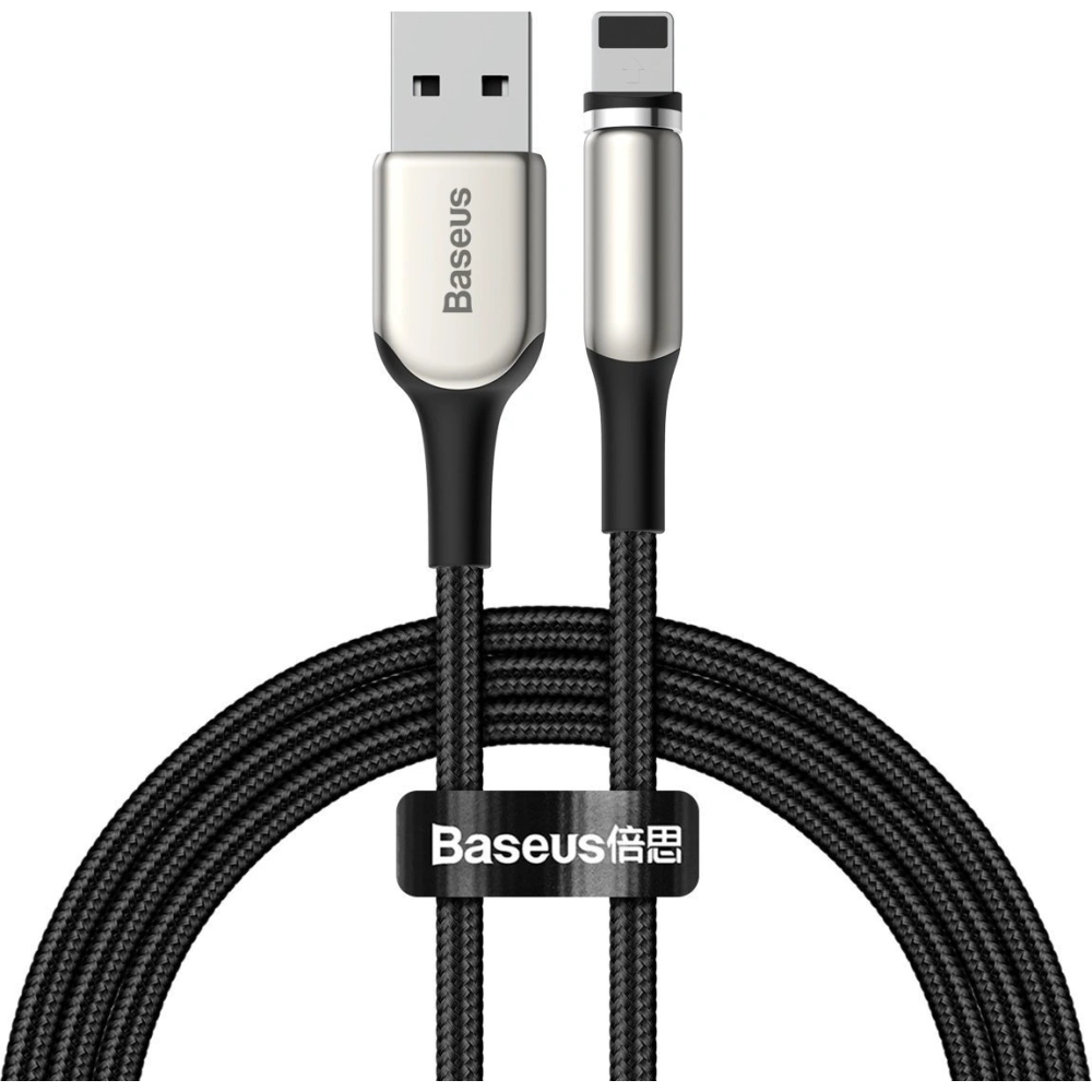 Hurtownia GSM - Kabel magnetický Lightning Baseus Zinc 1.5A 2m (černý) - BSU1731BLK - {ean13} - Hurt