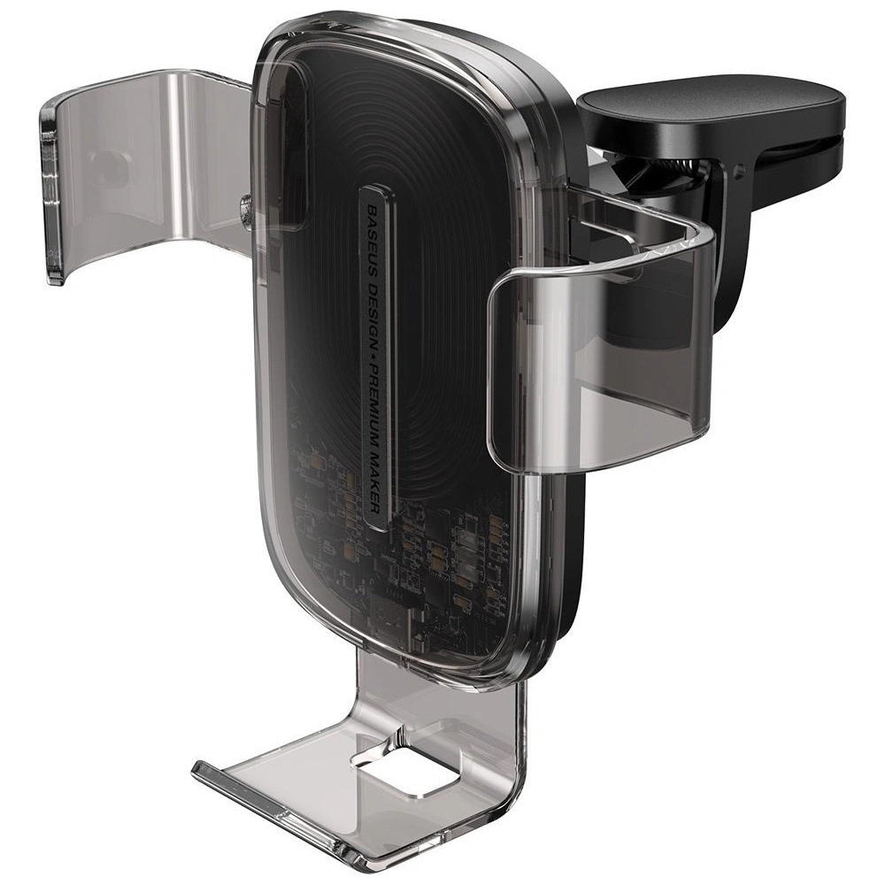 Hurtownia GSM - Gravitationshandyhalterung für das Telefon Baseus Explore mit kabellosem Laden 15W (schwarz) - BSU1734BLK - {ean13} - Hurt