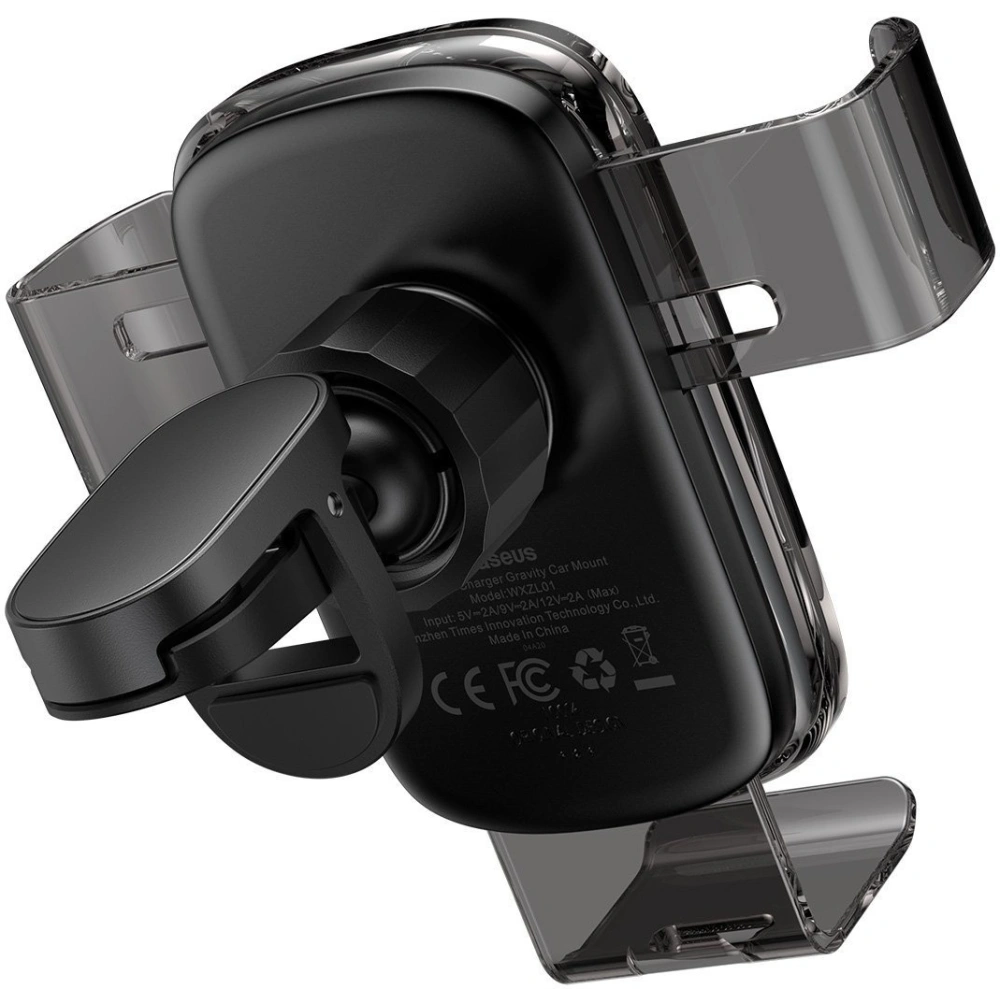Wholesale Baseus Explore Gravity Car Mount with Wireless Charger 15W (black) - BSU1734BLK - {ean13} - Hurt