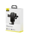 Wholesale Baseus Explore Gravity Car Mount with Wireless Charger 15W (black) - BSU1734BLK - {ean13} - Hurt