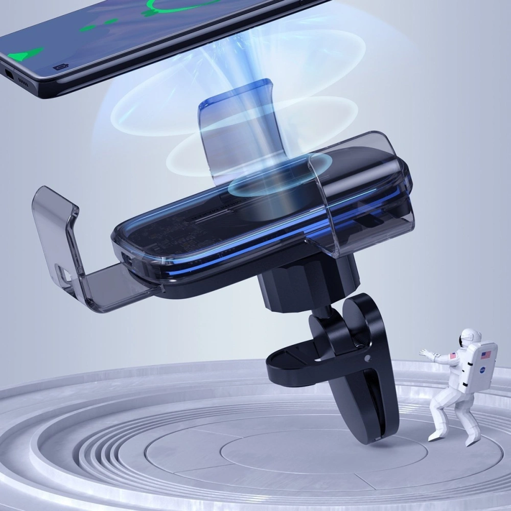 Wholesale Baseus Explore Gravity Car Mount with Wireless Charger 15W (black) - BSU1734BLK - {ean13} - Hurt
