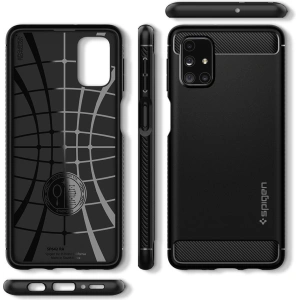 Hurtownia GSM - Etui Spigen Rugged Armor Samsung Galaxy M31s Matte Black - SPN1238BLK - {ean13} - Hurt
