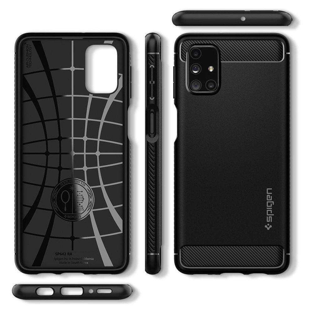 Hurtownia GSM - Etui Spigen Rugged Armor Samsung Galaxy M31s matně černé - SPN1238BLK - {ean13} - Hurt