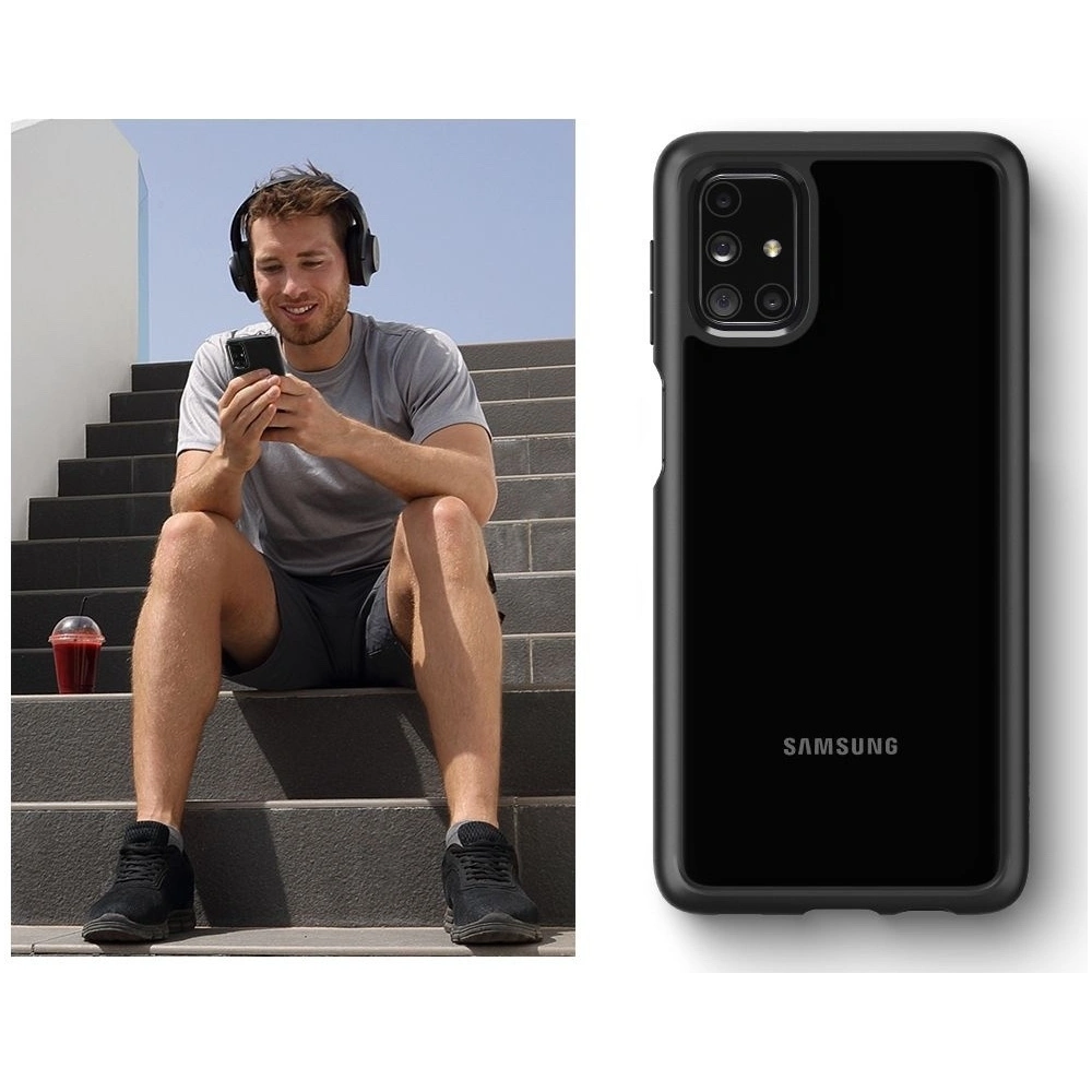 Hurtownia GSM - Etui Spigen Ultra Hybrid Samsung Galaxy M31s Matná černá - SPN1239BLK - {ean13} - Hurt