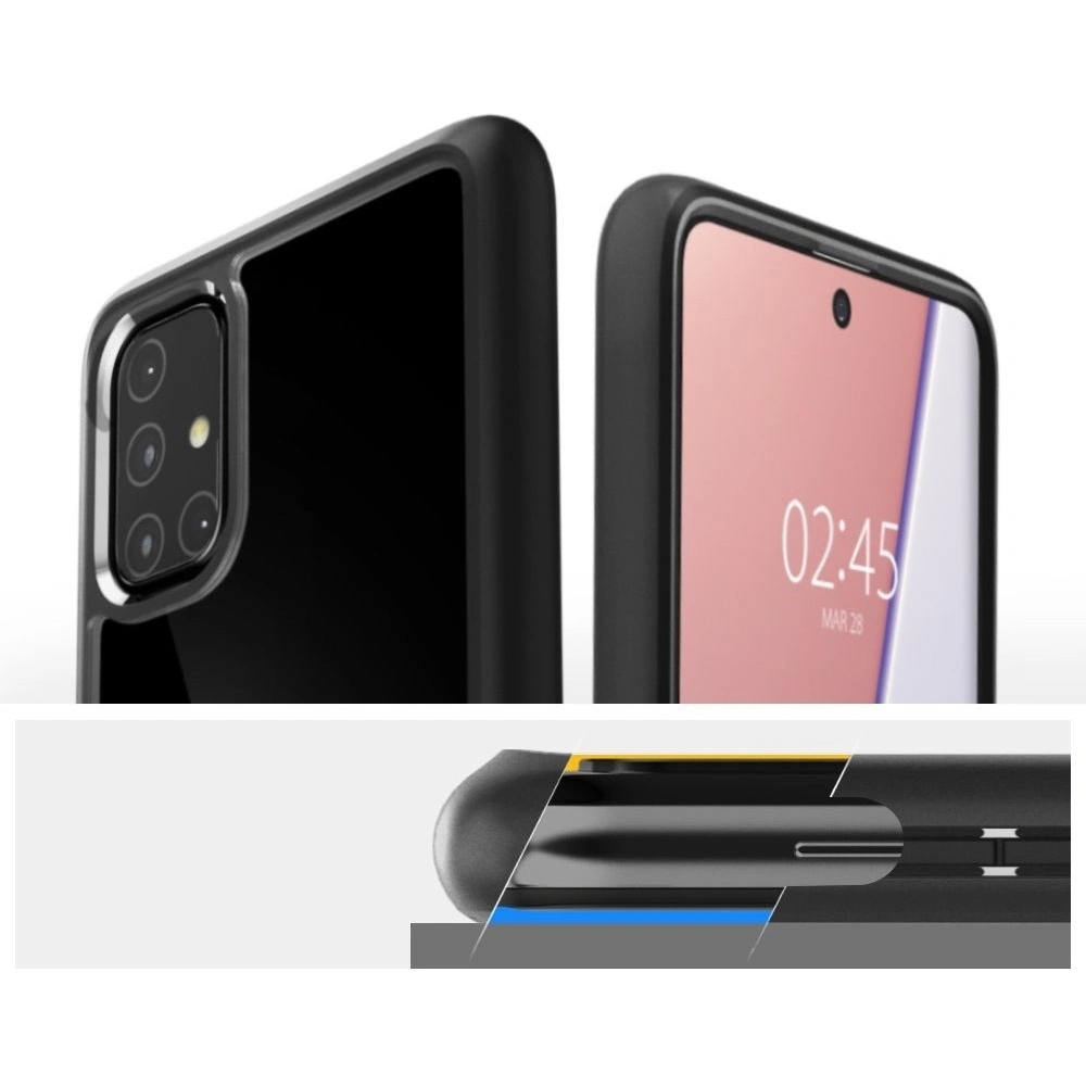 Hurtownia GSM - Etui Spigen Ultra Hybrid Samsung Galaxy M31s Matná černá - SPN1239BLK - {ean13} - Hurt