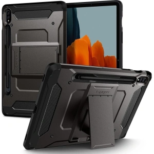 Hurtownia GSM - Etui Spigen Tough Armor Pro Samsung Galaxy Tab S7/S8 Gunmetal - SPN1241GNM - {ean13} - Hurt