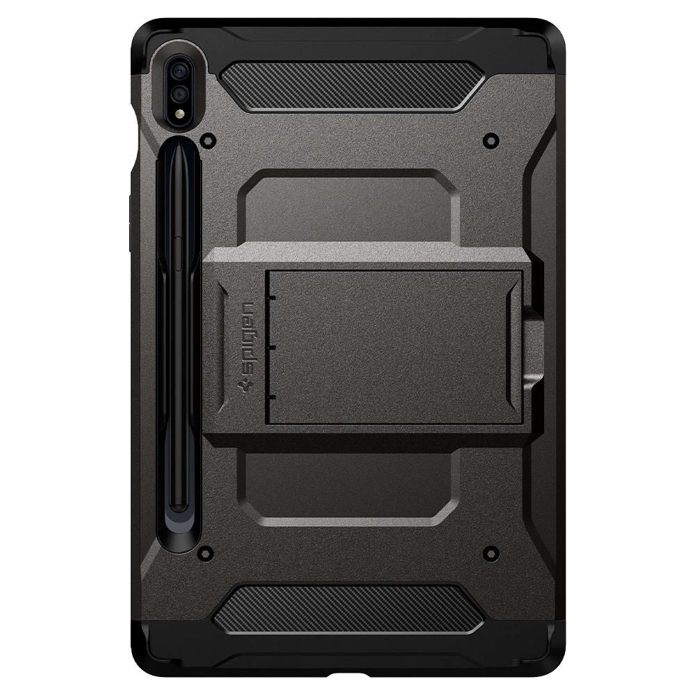 Hurtownia GSM - Etui Spigen Tough Armor Pro Samsung Galaxy Tab S7/S8 Gunmetal - SPN1241GNM - {ean13} - Hurt