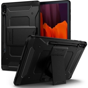 Hurtownia GSM - Etui Spigen Tough Armor Pro Samsung Galaxy Tab S7+ Plus/S8 + Plus 12.4 Schwarz - SPN1242BLK - {ean13} - Hurt
