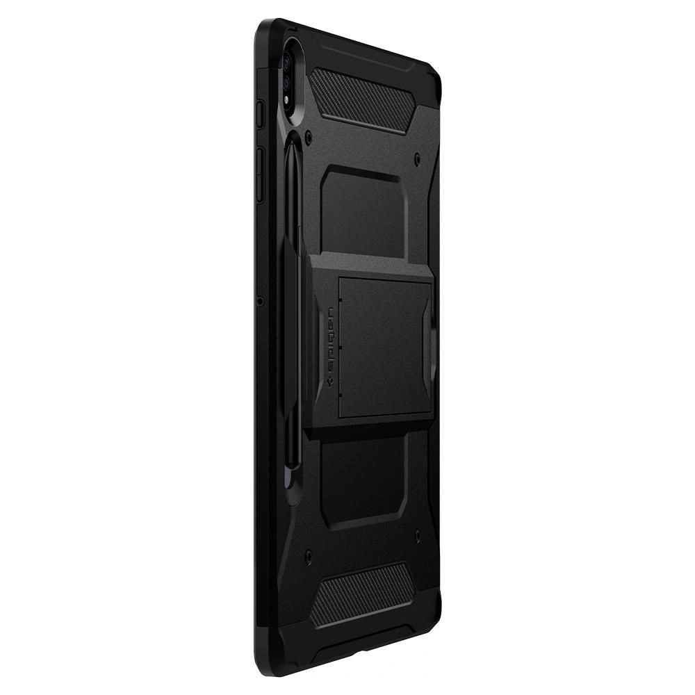 Hurtownia GSM - Etui Spigen Tough Armor Pro Samsung Galaxy Tab S7+ Plus/S8 + Plus 12.4 Černé - SPN1242BLK - {ean13} - Hurt