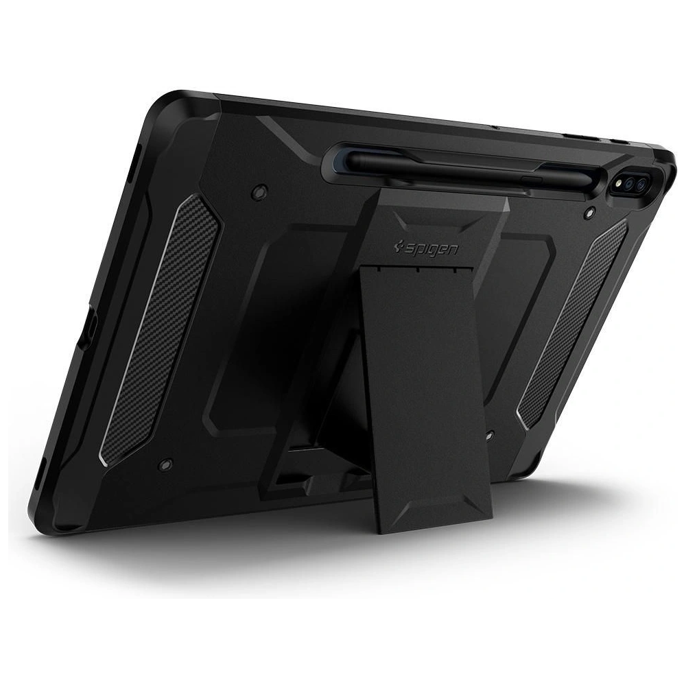 Hurtownia GSM - Etui Spigen Tough Armor Pro Samsung Galaxy Tab S7+ Plus/S8 + Plus 12.4 Černé - SPN1242BLK - {ean13} - Hurt