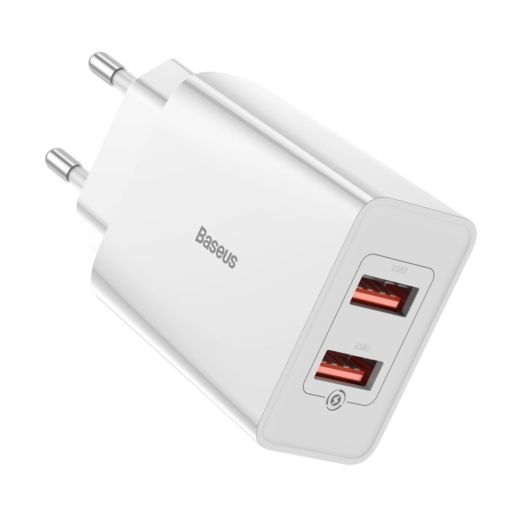 Wholesale Baseus Speed Mini Quick Charger, PD + QC 3.0 18W (White) 10 pcs set - BSU1737WHT - {ean13} - Hurt