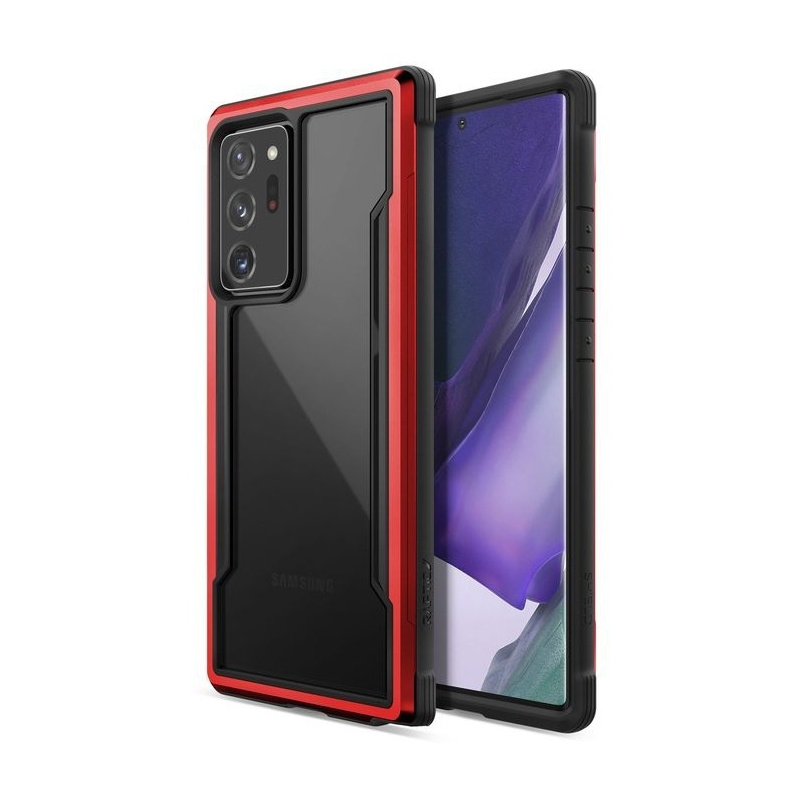 X-Doria Distributor - 370423019001 - XDR071RED - X-Doria Raptic Shield - Aluminum Case for Samsung Galaxy Note 20 Ultra (Drop test 3m) (Red) - B2B homescreen