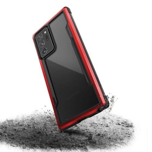 Etui aluminiowe X-Doria Raptic Shield Samsung Galaxy Note 20 Ultra (Drop test 3m) (Red)