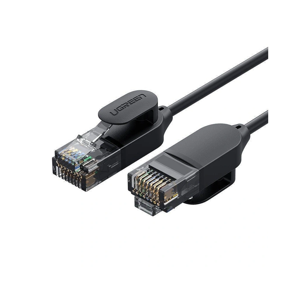 Hurtownia GSM - Kabel síťový UGREEN NW122 Ethernet RJ45, Cat.6A, UTP, 0.5m (černý) - UGR466BLK - {ean13} - Hurt