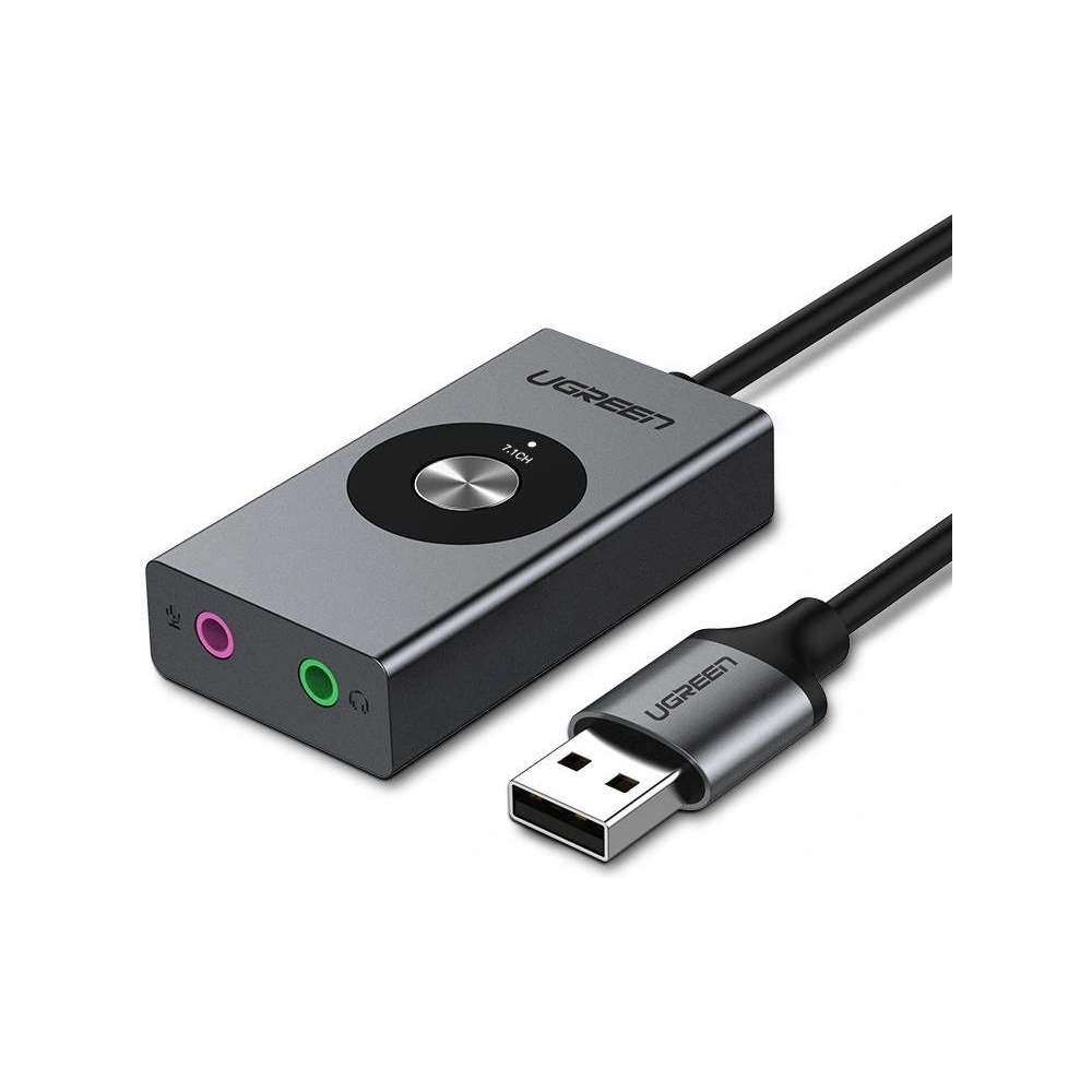 Wholesale External USB audio 7.1 card UGREEN 1m (silver) - UGR475SLV - {ean13} - Hurt