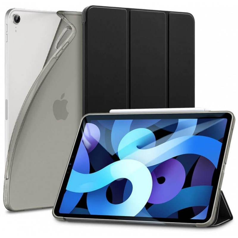 Hurtownia ESR - 4894240123126 - ESR211BLK - Etui ESR Rebound Slim Apple iPad Air 10.9 2020/2022 (4. i 5. generacji) / iPad Air 11 2024 (6. generacji) Jelly Black - B2B homescreen