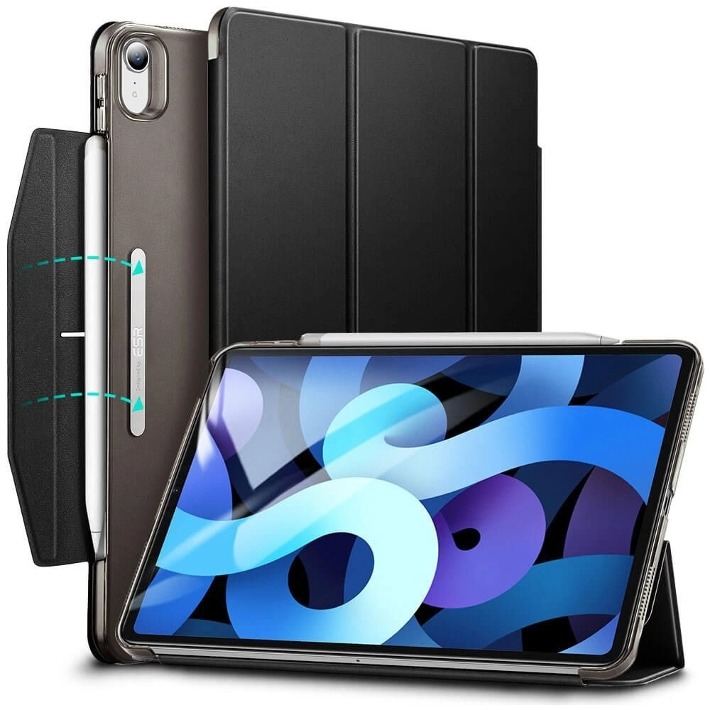 Hurtownia GSM - Etui ESR Ascend Trifold Apple iPad Air 10.9 2020/2022 (4. și 5. generație) / iPad Air 11 2024 (6. generație) Jelly Black - ESR216BLK - {ean13} - Hurt