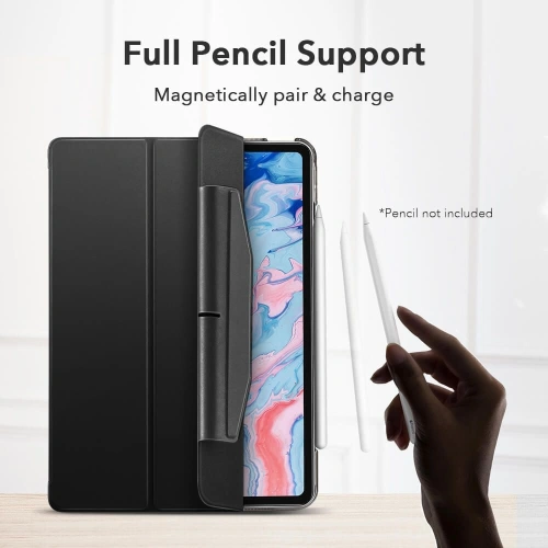 Etui ESR Ascend Trifold Apple iPad Air 10.9 2020/2022 (4. i 5. generacji) / iPad Air 11 2024 (6. generacji) Jelly Black
