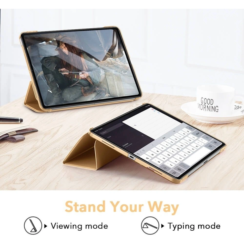 Hurtownia GSM - Etui ESR Ascend Trifold Apple iPad Air 10.9 2020/2022 (4. și 5. generație) / iPad Air 11 2024 (6. generație) Jelly Black - ESR216BLK - {ean13} - Hurt
