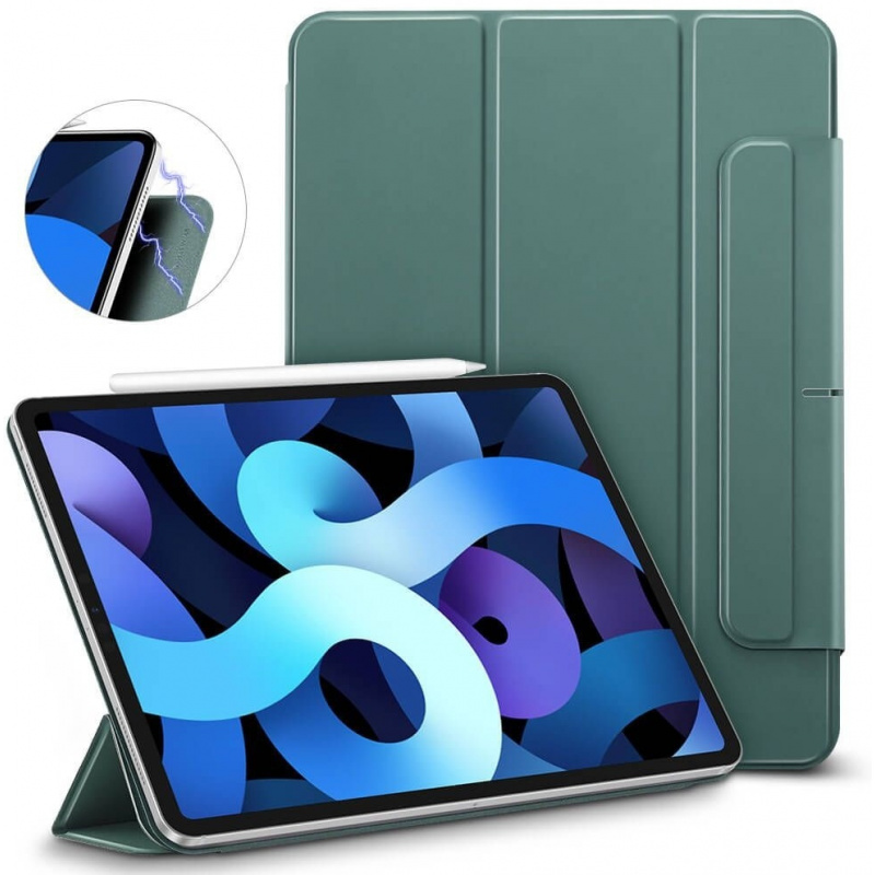 Hurtownia ESR - 4894240122679 - ESR218GRN - Etui ESR Rebound Magnetic Apple iPad Air 10.9 2020/2022 (4. i 5. generacji) / iPad Air 11 2024 (6. generacji) Cactus Green - B2B homescreen