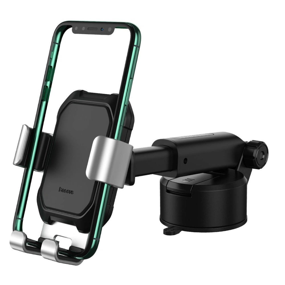 Wholesale Gravity car mount for Baseus Tank phone with suction cup (silver) - BSU1743SLV - {ean13} - Hurt