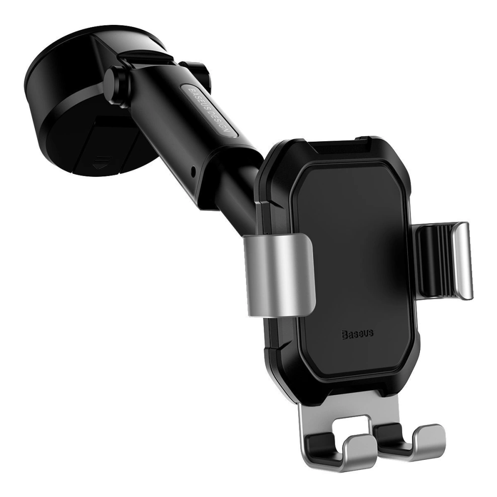 Wholesale Gravity car mount for Baseus Tank phone with suction cup (silver) - BSU1743SLV - {ean13} - Hurt