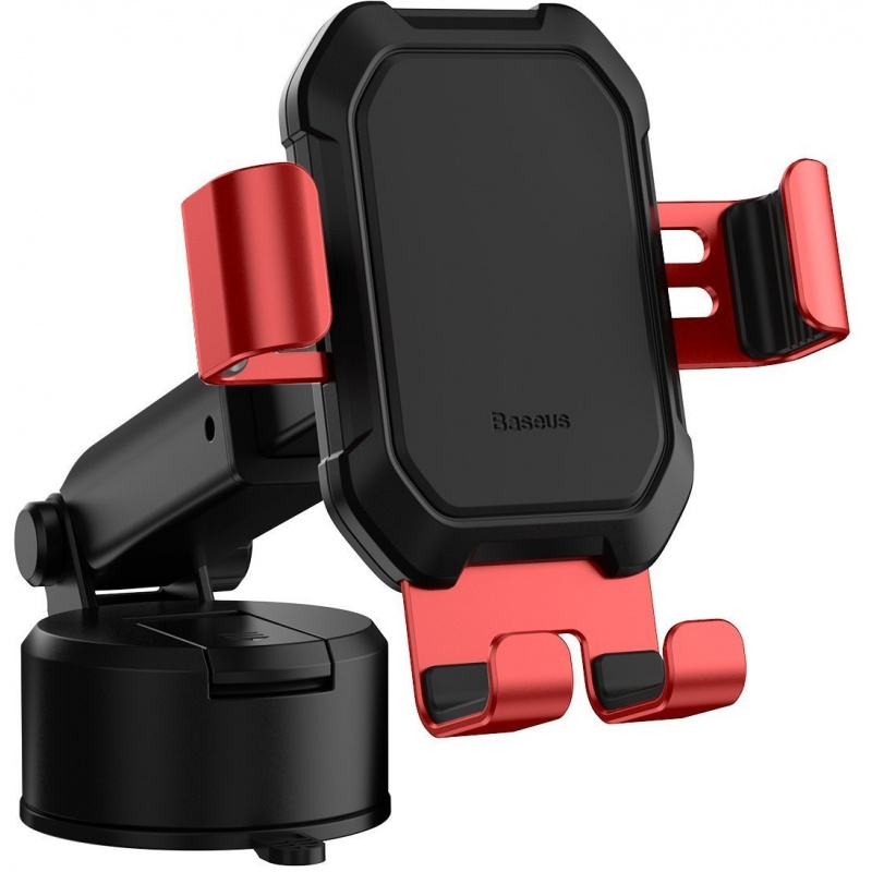 Baseus Distributor - 6953156226333 - BSU1744RED - Gravity car mount for Baseus Tank phone with suction cup (red) - B2B homescreen