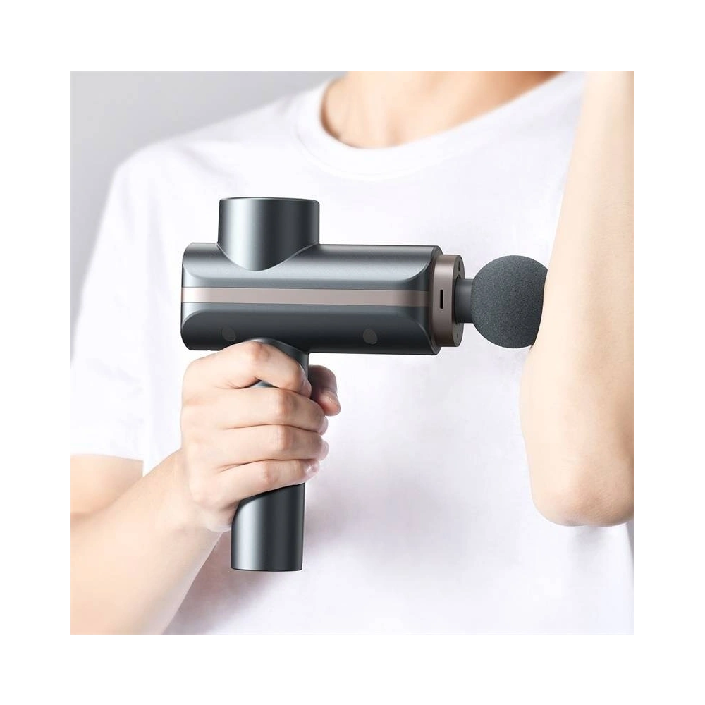 Hurtownia GSM - Masażer wibracyjny Baseus Booser Dual Mode Gun do mięśni (szary) - BSU1745GRY - {ean13} - Hurt