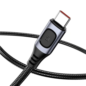 Kabel szybkiego ładowania USB-C Baseus Flash, QC 3.0, Huawei SCP, Samsung AFC, 5A, 1m (szary)