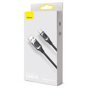 Kabel szybkiego ładowania USB-C Baseus Flash, QC 3.0, Huawei SCP, Samsung AFC, 5A, 1m (szary)