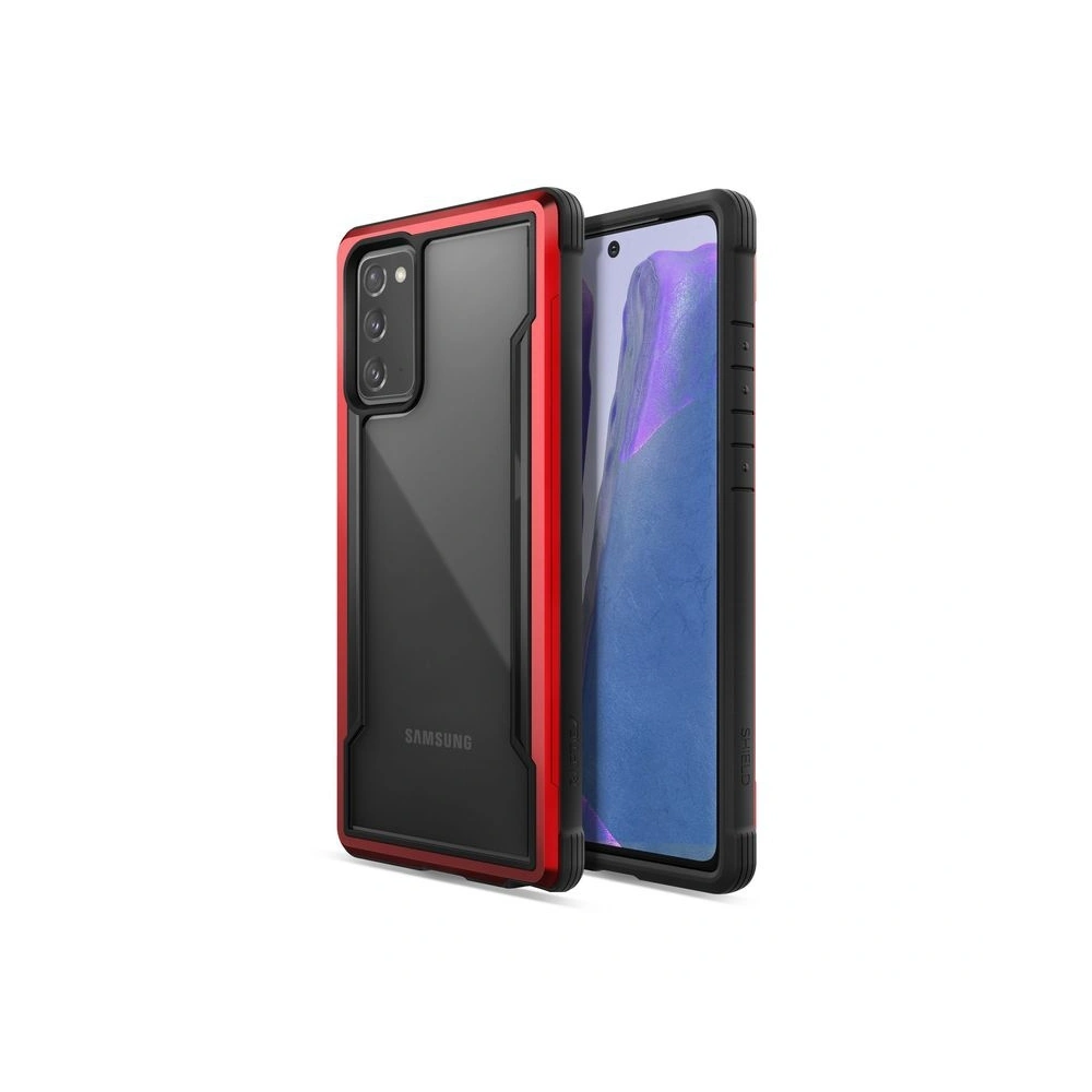 Wholesale X-Doria Raptic Shield - Aluminum Case for Samsung Galaxy Note 20 (Drop test 3m) (Red) - XDR074RED - {ean13} - Hurt