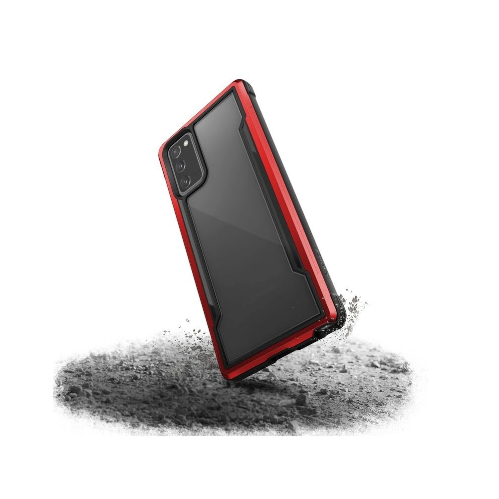 Wholesale X-Doria Raptic Shield - Aluminum Case for Samsung Galaxy Note 20 (Drop test 3m) (Red) - XDR074RED - {ean13} - Hurt