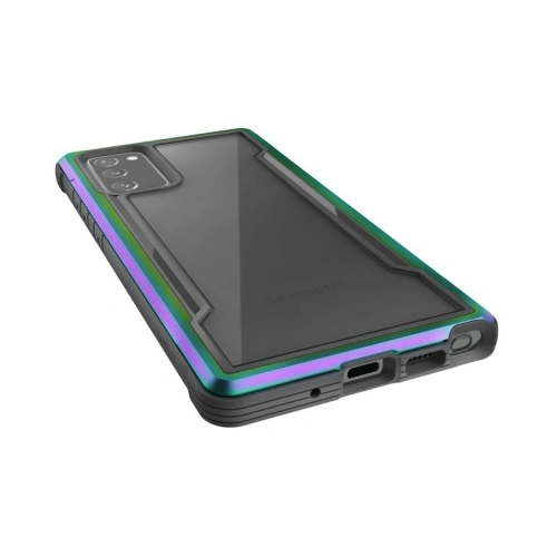 Etui aluminiowe X-Doria Raptic Shield Samsung Galaxy Note 20 (Drop test 3m) (Iridescent)
