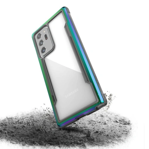 Etui aluminiowe X-Doria Raptic Shield Samsung Galaxy Note 20 Ultra (Drop test 3m) (Iridescent)