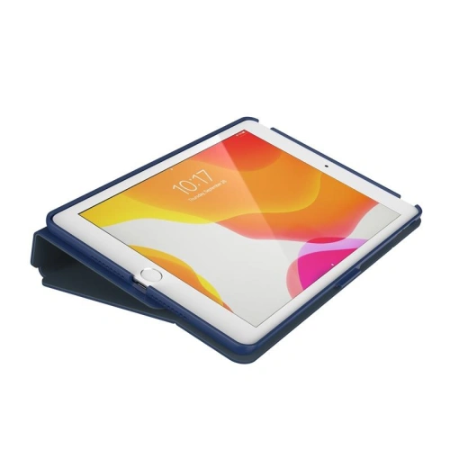 Etui Speck Balance Folio Apple iPad 10.2 8 (2020) / 7 (2019) z powłoką MICROBAN (Coastal Blue/Charcoal Grey)