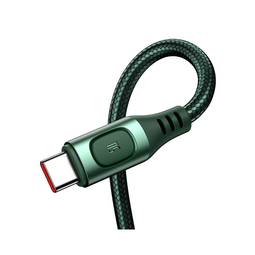 Hurtownia GSM - Kabel szybkiego ładowania USB-C Baseus Flash, QC 3.0, Huawei SCP, Samsung AFC, 5A, 2m (zielony) - BSU1748GRN - {ean13} - Hurt