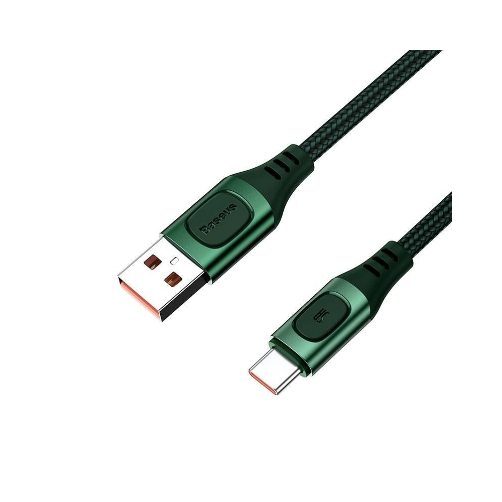 Hurtownia GSM - Kabel szybkiego ładowania USB-C Baseus Flash, QC 3.0, Huawei SCP, Samsung AFC, 5A, 2m (zielony) - BSU1748GRN - {ean13} - Hurt