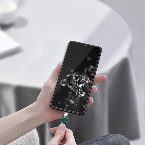 Kabel szybkiego ładowania USB-C Baseus Flash, QC 3.0, Huawei SCP, Samsung AFC, 5A, 2m (zielony)