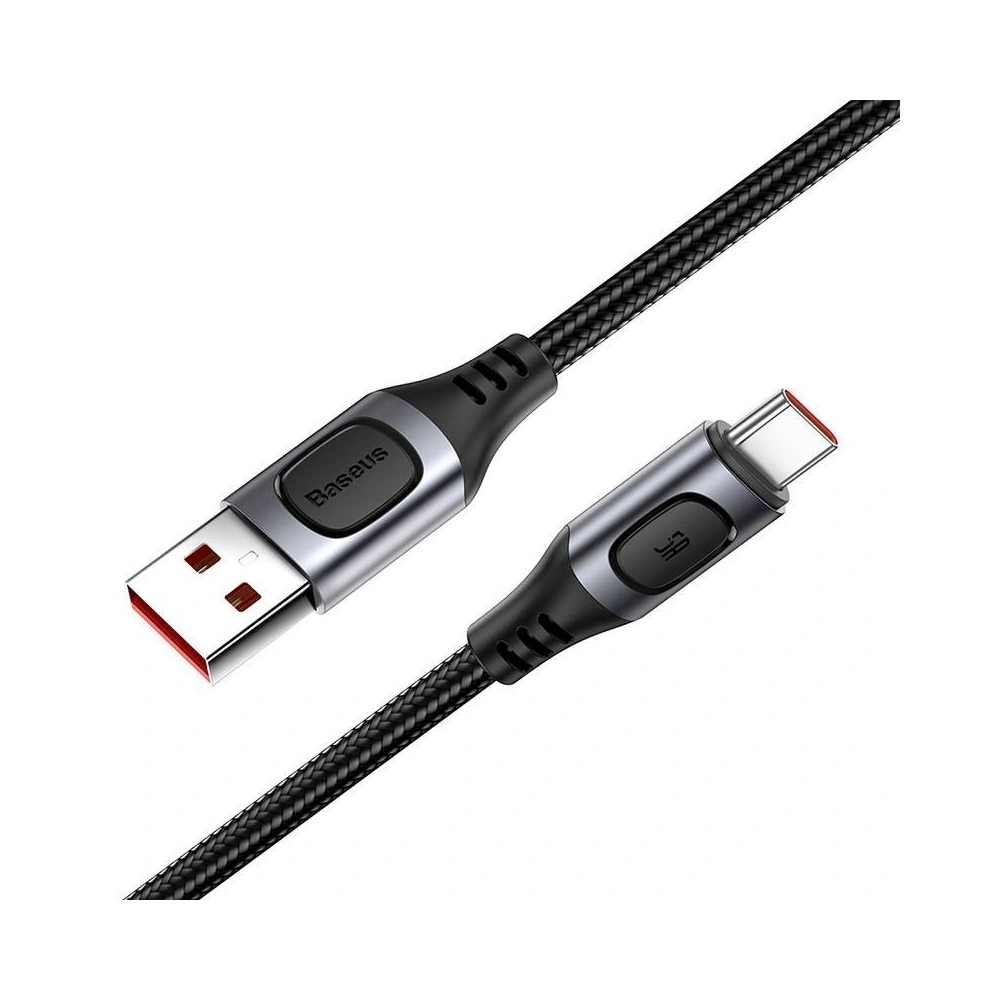 Hurtownia GSM - Kabel szybkiego ładowania USB-C Baseus Flash, QC 3.0, Huawei SCP, Samsung AFC, 5A, 2m (szary) - BSU1749GRY - {ean13} - Hurt