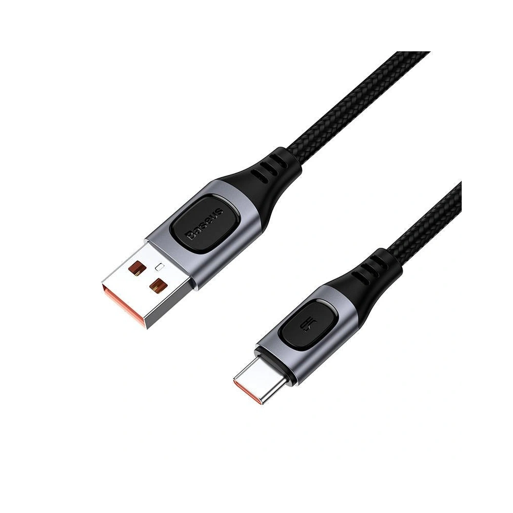 Hurtownia GSM - Kabel szybkiego ładowania USB-C Baseus Flash, QC 3.0, Huawei SCP, Samsung AFC, 5A, 2m (szary) - BSU1749GRY - {ean13} - Hurt