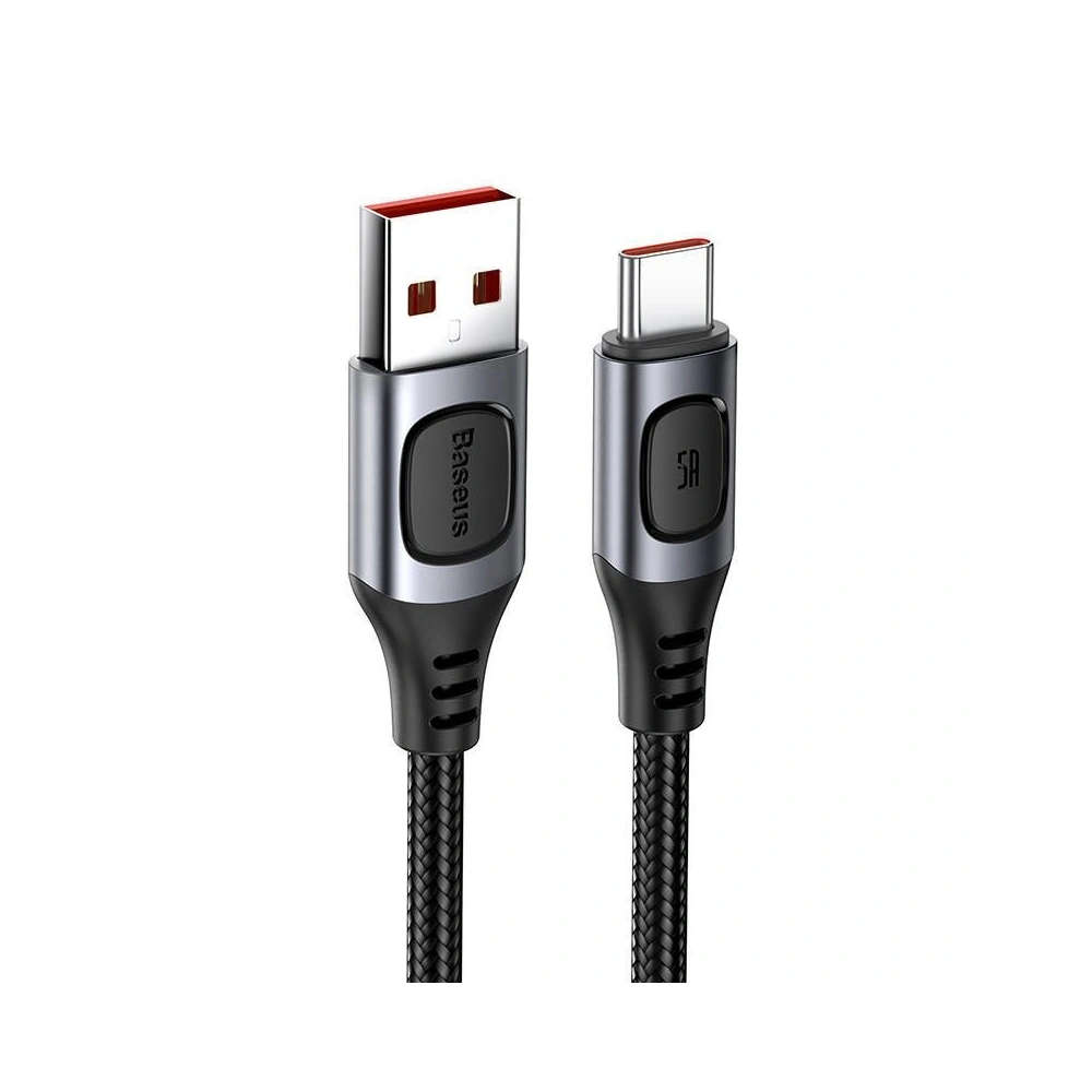 Hurtownia GSM - Kabel szybkiego ładowania USB-C Baseus Flash, QC 3.0, Huawei SCP, Samsung AFC, 5A, 2m (szary) - BSU1749GRY - {ean13} - Hurt