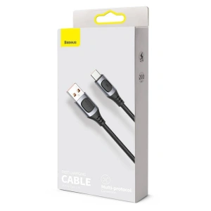 Kabel szybkiego ładowania USB-C Baseus Flash, QC 3.0, Huawei SCP, Samsung AFC, 5A, 2m (szary)